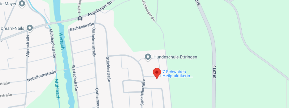 Google Maps Ausschnitt 7 Schwaben Heilpraktikerin