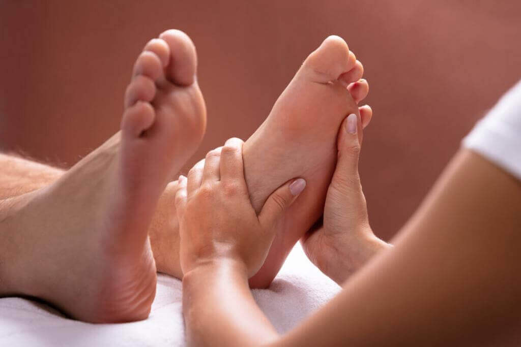 Therapeutische Fußreflexbehandlung